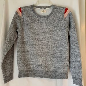 Marine Layer "Banks Crewneck" light heather gray sweatshirt